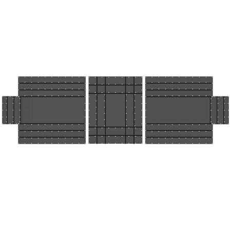 US CARGO CONTROL 20 ft x 20 ft Tarp, Black LLT3-2020-2016-6-BLK